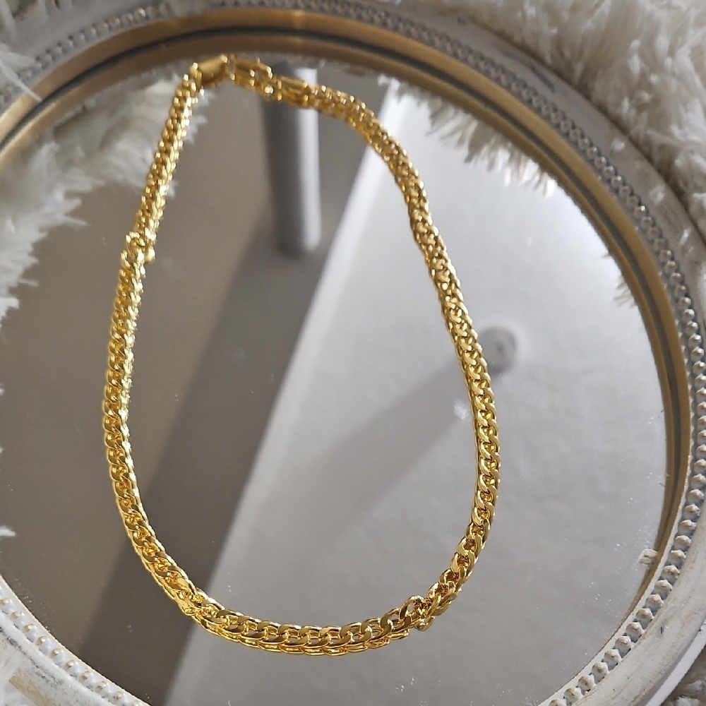 ✨ Luxury Gold Curb Chain Necklace ✨